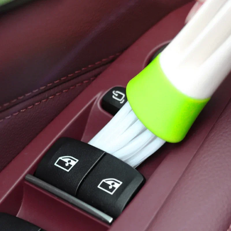 Universal Car Air Vent Cleaning Brush Interior Car Leather Detail Cleaning Brush Dust Waste Disposal Cleaning Maintenance Tool 4