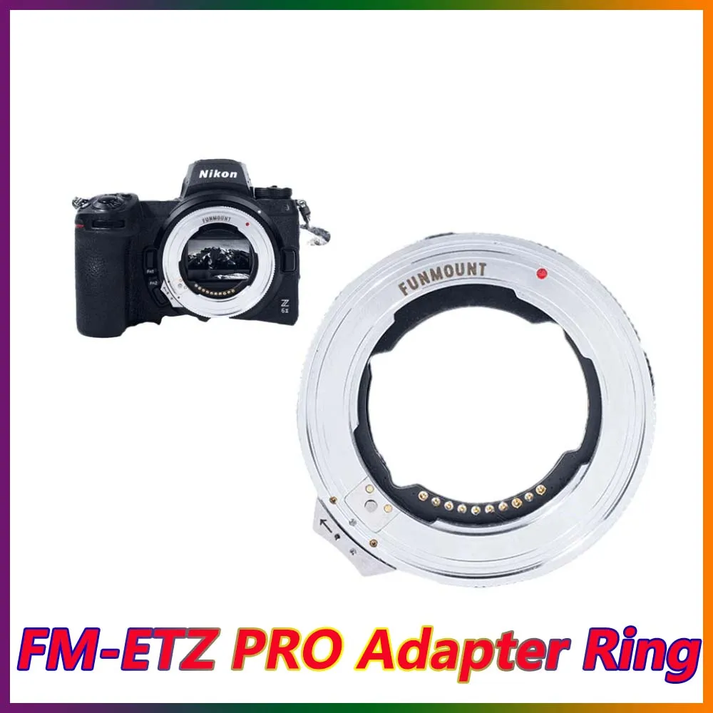 Funmount Fm-Etz Pro Af Autofocus Lens Adapter Ring Per Sony Fe Mount Lens To Nikon Z Camera Zfc Z50 Z5 Z6 Z7 Z6Ii