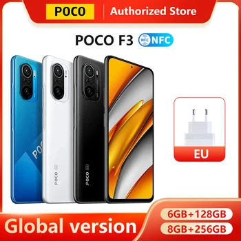 Global Version POCO F3 5G Smartphone 6GB 128GB 8GB 256GB Snapdragon 870 Octa Core Mobile Phone