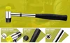 20mm Versatile Rubber Hammer - Soft-Touch Dual-Face for Leather Crafting, Comfort-Grip Handle, Ideal for DIY Handheld Projects & 6