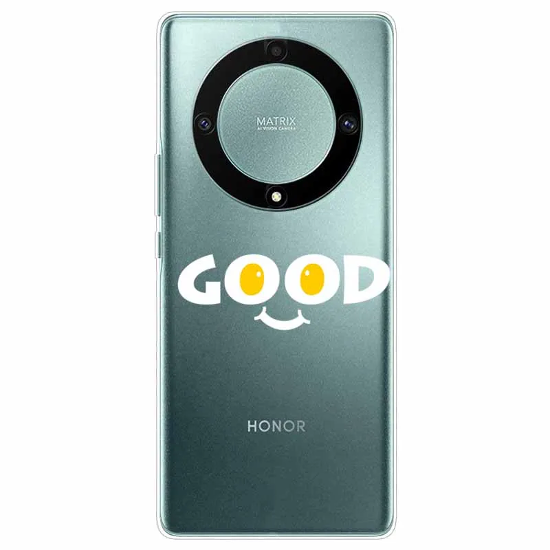 Transparent Cute Soft Silicone TPU Phone Case for Honor Magic 6 Lite 5G - Clear Protective Cover