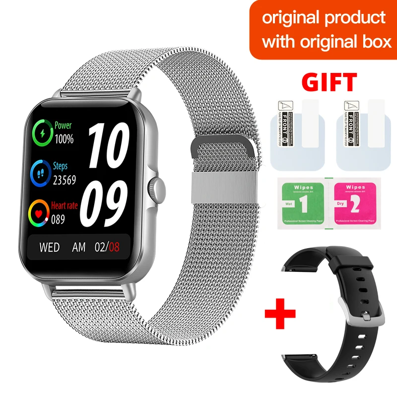 FIOMI L21 Smart Watch HD Bluetooth Call Custom Dial Touch Waterproof Women Men Smartwatch For Android IOS Sports Fitness Tracke 