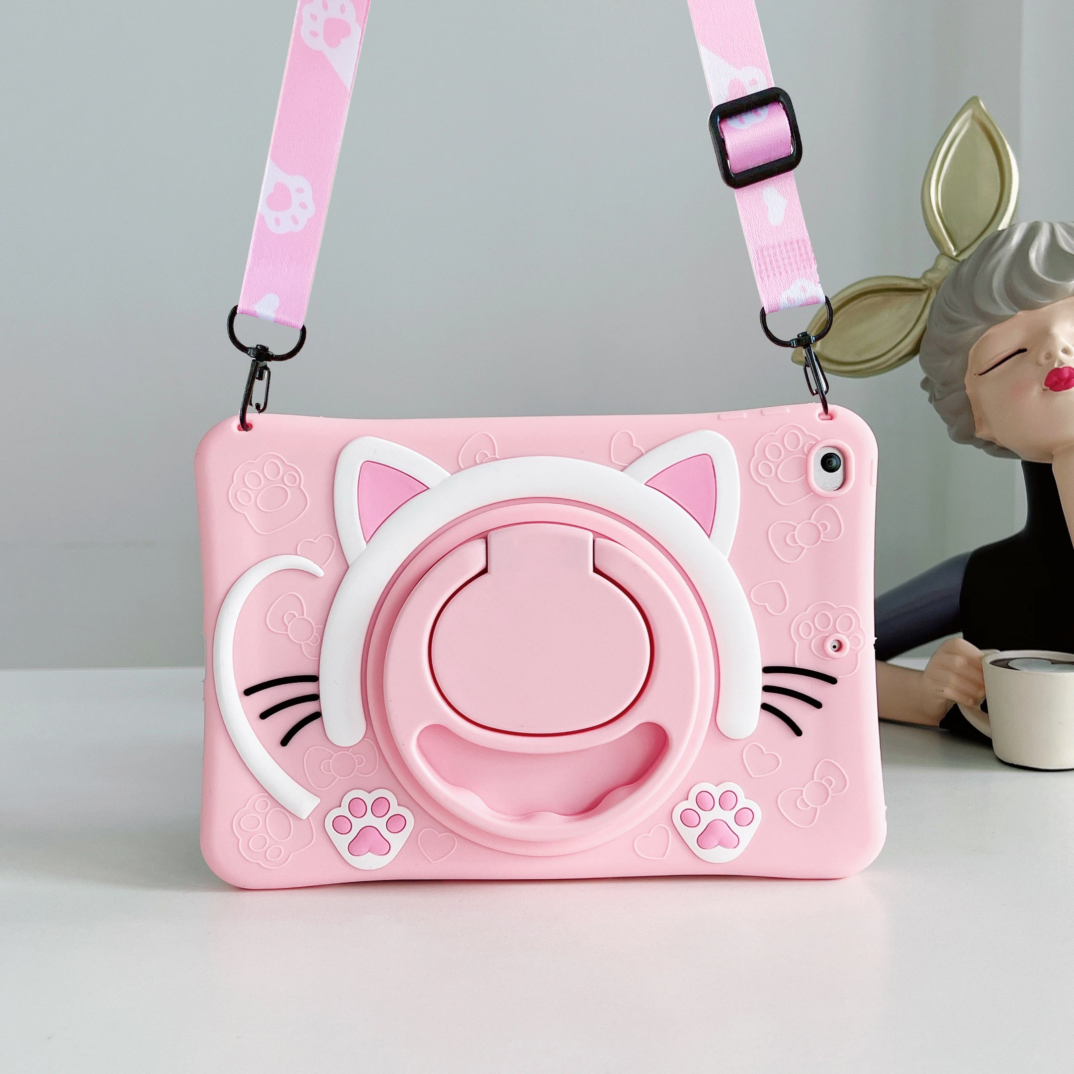 Kids Cartoon Tablet Stand Cover, Protective Case