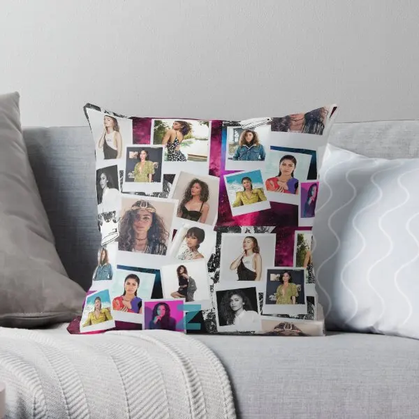 

Zendaya Printing Throw Pillow Cover Decor Office Decorative Fashion Soft Waist Sofa Wedding Home Pillows not include One Side
