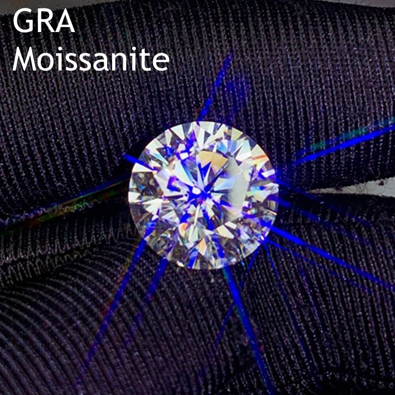 

Loose Moissanite Diamonds VVS1 D Color 0.5ct to 1.0ct Loose Gemstones For Jewelry