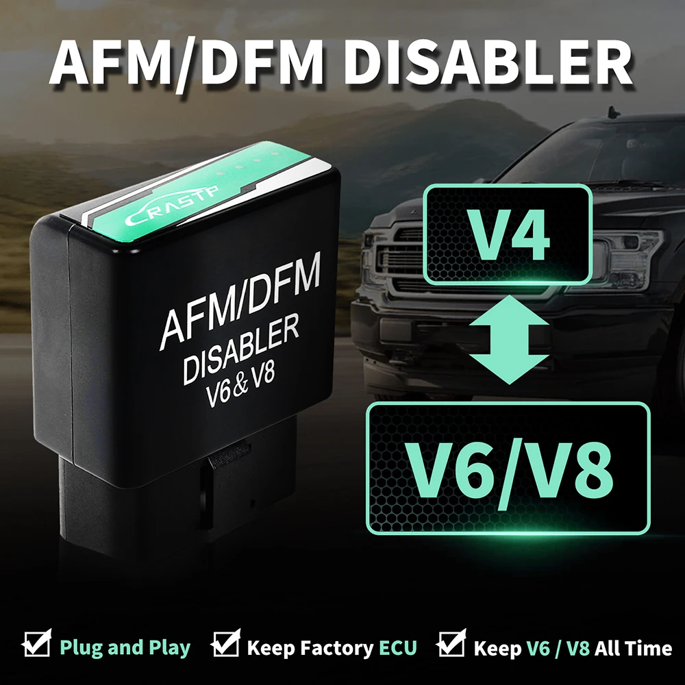 Active fuel management delete keep engine afm dfm disabler device for