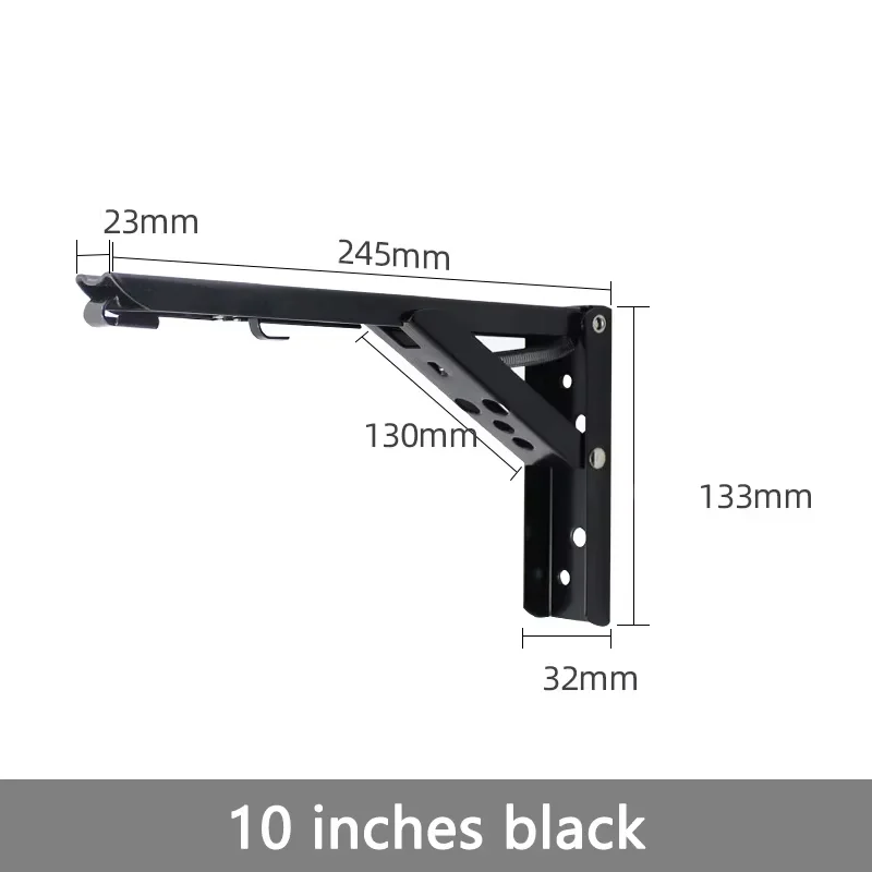 Triangular Folding Heavy Duty Metal Shelf Bracket