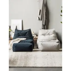 Sofá individual reclinable pequeño y perezoso, tumbona bonita para dormitorio, balcón, estudio, ocio, tatami, oficina, almuerzo, sala de estar, muebles