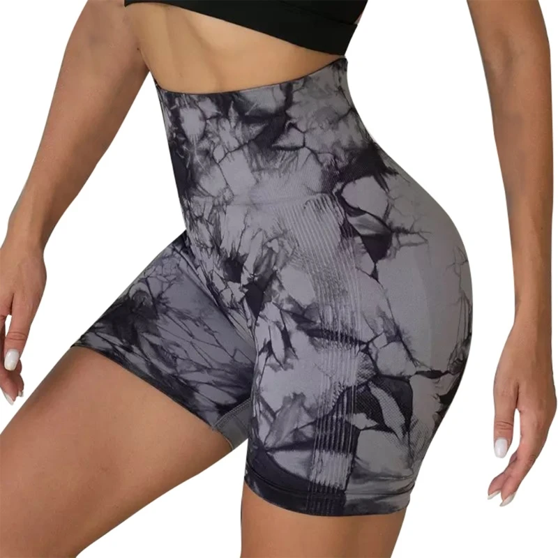 Рисунок 6 - Женские бесшовные спортивные шорты Tie Dye Scrunch
