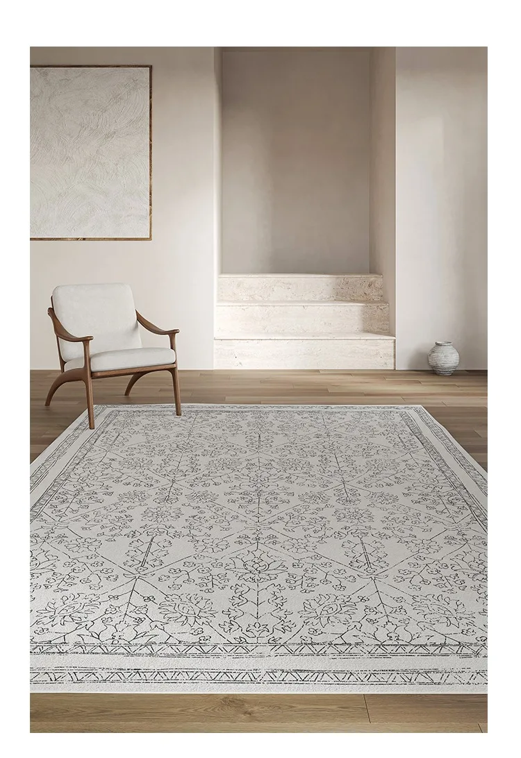 American Retro Carpet Comfortable Soft Living Room Carpets Non Slip Machine Washable Rugs Persian Style Bedroom Rug السجاد Tapis