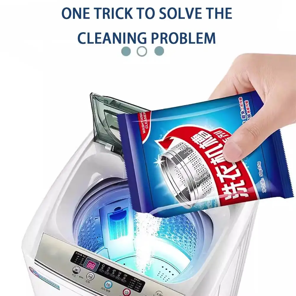 1Bag Powerful Washing Machine Slot Powder Decontamination Household Supplies Odor Antibacterial Remove Deodorant Z9E5