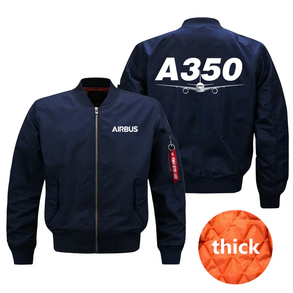 Streetwear Casual Baseball Jacket Flight Outdoor Military Airbus A350 Aviation Pilots Ma1 Bomber Jacket Coats for Men Top 5