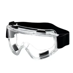 Anti - Fog Splash - Resistant Safety Glasses with Clear Lenses (WHITE)