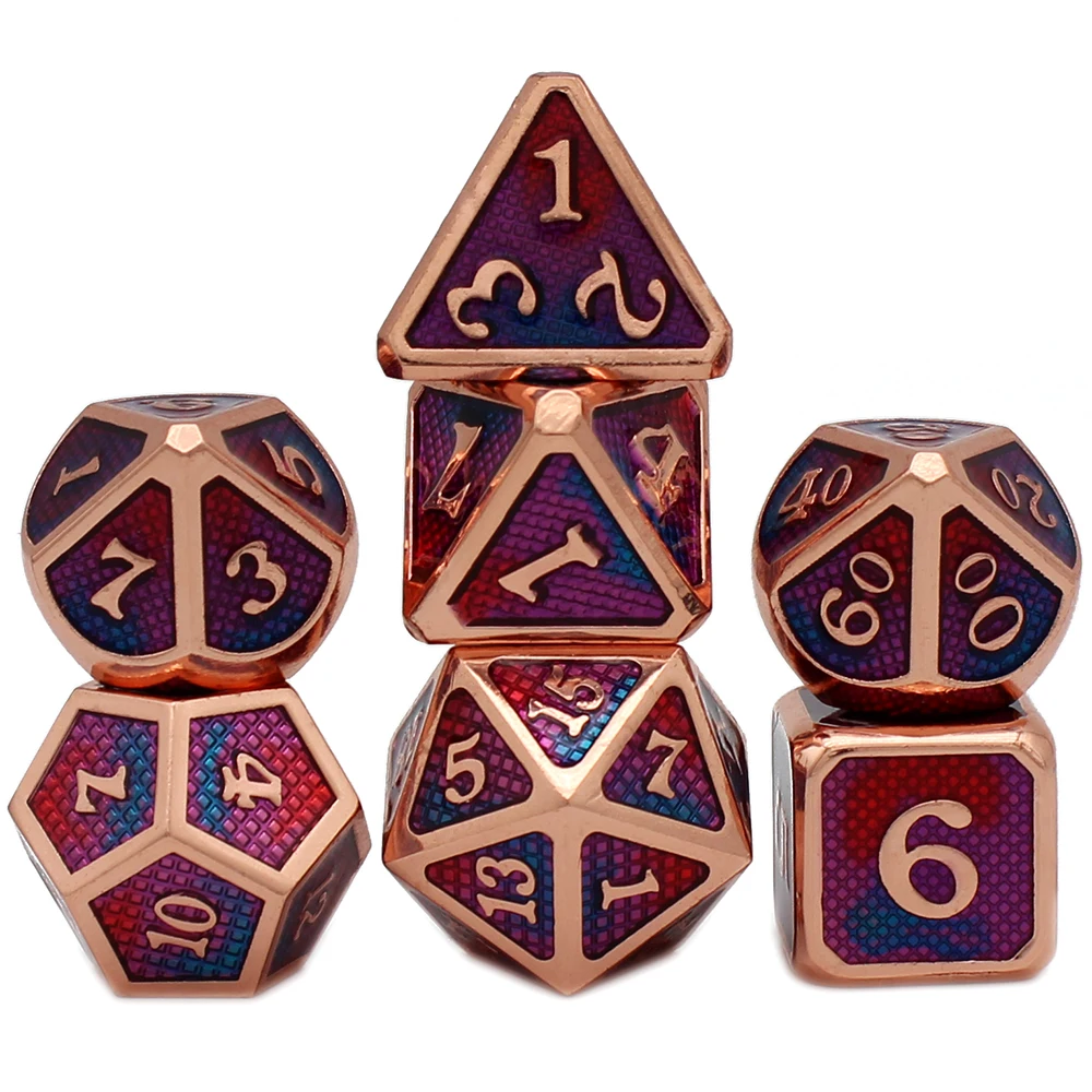 Dnd Metal Dragon Scale Dice Dnd Metal Dice Rpg Mtg D20 Dice Set