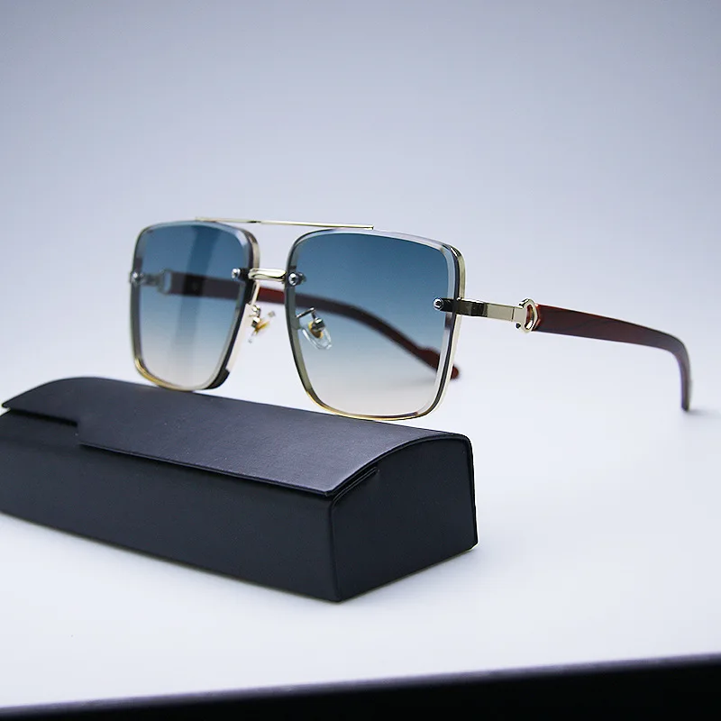 2025Neue Sonnenbrillen für Mann und Frau, Doppelstrahl-Design, modisch, vielseitig, Trend, Unisex-Brillen, HD-Farbverlauf, UV400, Sport- und Outdoor-Sonnenbrillen 033 – Detail 7