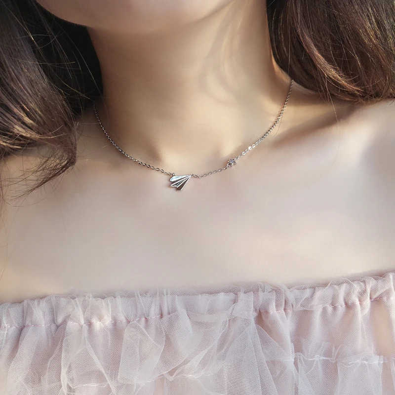 Nuoli Collana Donna Con Ciondolo A Foglia Monstera - Acciaio Inox, Catena Regolabile 45-50 Cm, Prodotta In Germania