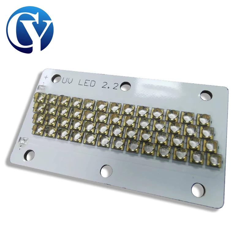 150W 156w 3535 UV LED 모듈 3D UV 경화 램프 접착제 경화 조명 365nm 385nm 395nm 405nm UV LED 램프 (3D 프린터용)