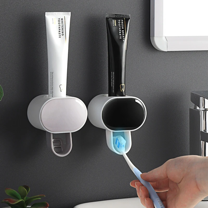 Automatic Toothpaste Dispenser Bathroom Accessories Toothbrush Holder Dental Cream Dispenser bathroom accessories set soap dispenser toothpaste squeezer
