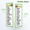 41 Cards Children's 1000 Sight Words Flash Cards High Frequency Word Educational Montessori Toy Learning Materials for Kid Pre-k 6