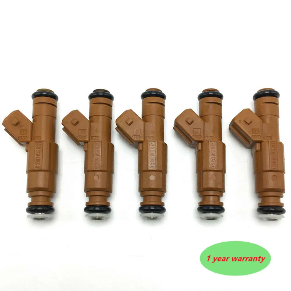 

5 шт./комплект, форсунки для топлива Volvo V70 S70 C70 S80 XC70 XC90 2.0L 2.5L 2.4L 2.9L 2.8L 0280155831-1998