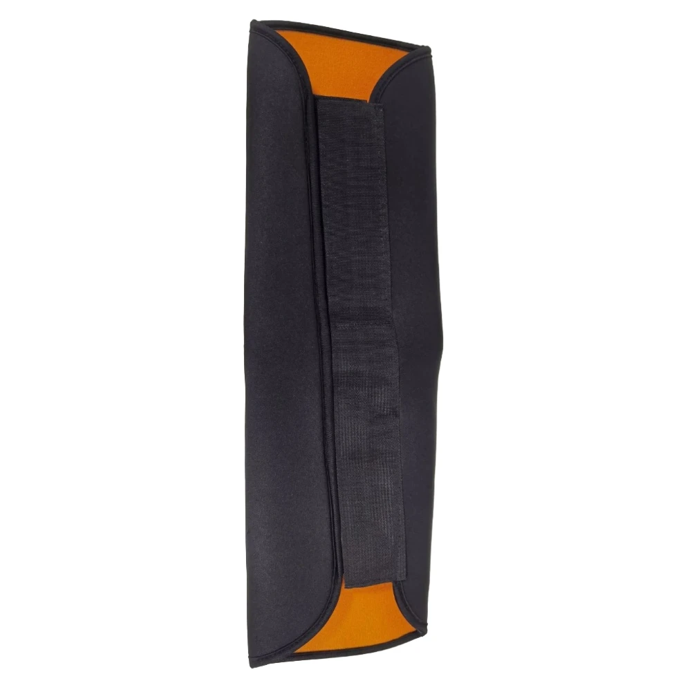 SPORTARC insulated neoprene weatherproof ebike battery cover sleeve in matte black  Thermal neoprene ebike battery protective cover installed on downtube frame