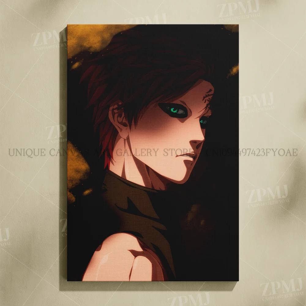 Anime Wall Art: Uchiha Madara Canvas Painting - Japanese Style Home Decor