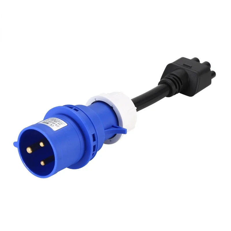 SKYEGLE-adaptador CEE de 3 pines, conector de cable de extensión de cargador Ev de 250V 32A Gen 2 para Tesla Model Y, conector de salida Ev, accesorio