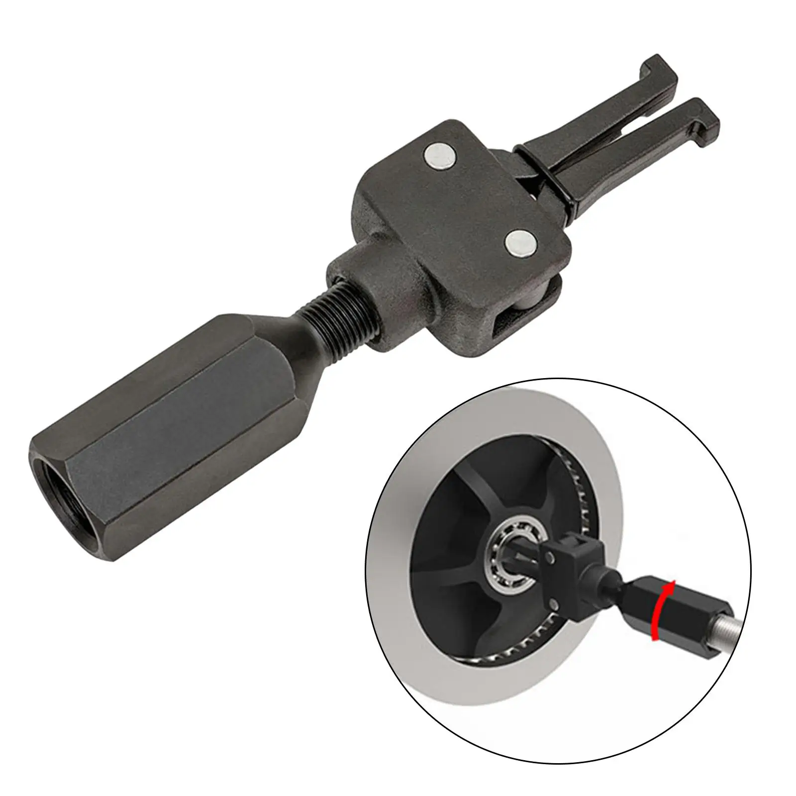 

Pilot Bearing Puller Repair Tool Fits 5/8" x 18 or 3/4" x 16 Thread Rods 2 Jaws Professional Pilot Bearing Removal Tool 27059