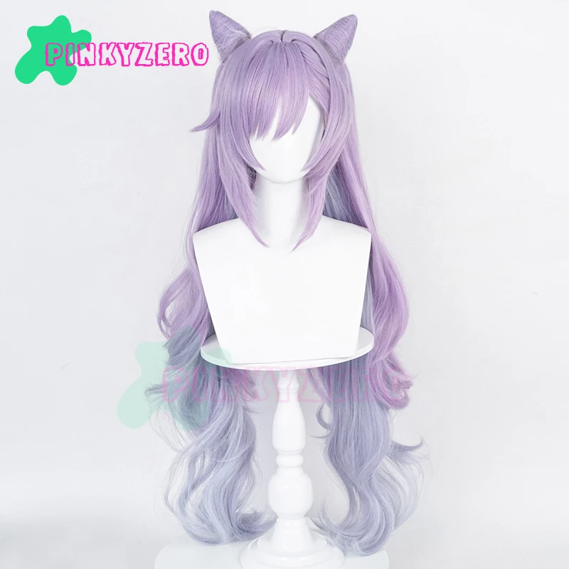 Pinkyzero Cosplay Keqing Genshin Impact Wig Long Curly Pigtails