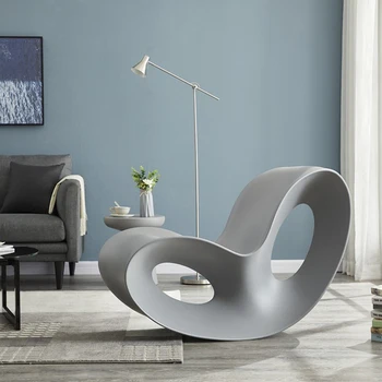 Furniture Sofa Chair Lazy Recliner Living Room Decorative Balcony Single Chairs Person Modern Art Leisure Design Rocking Chair 1