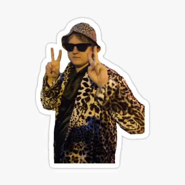 

Lewis Capaldi Peace Sign 5PCS Car Stickers for Wall Funny Kid Background Luggage Decorations Home Fridge Decor Room