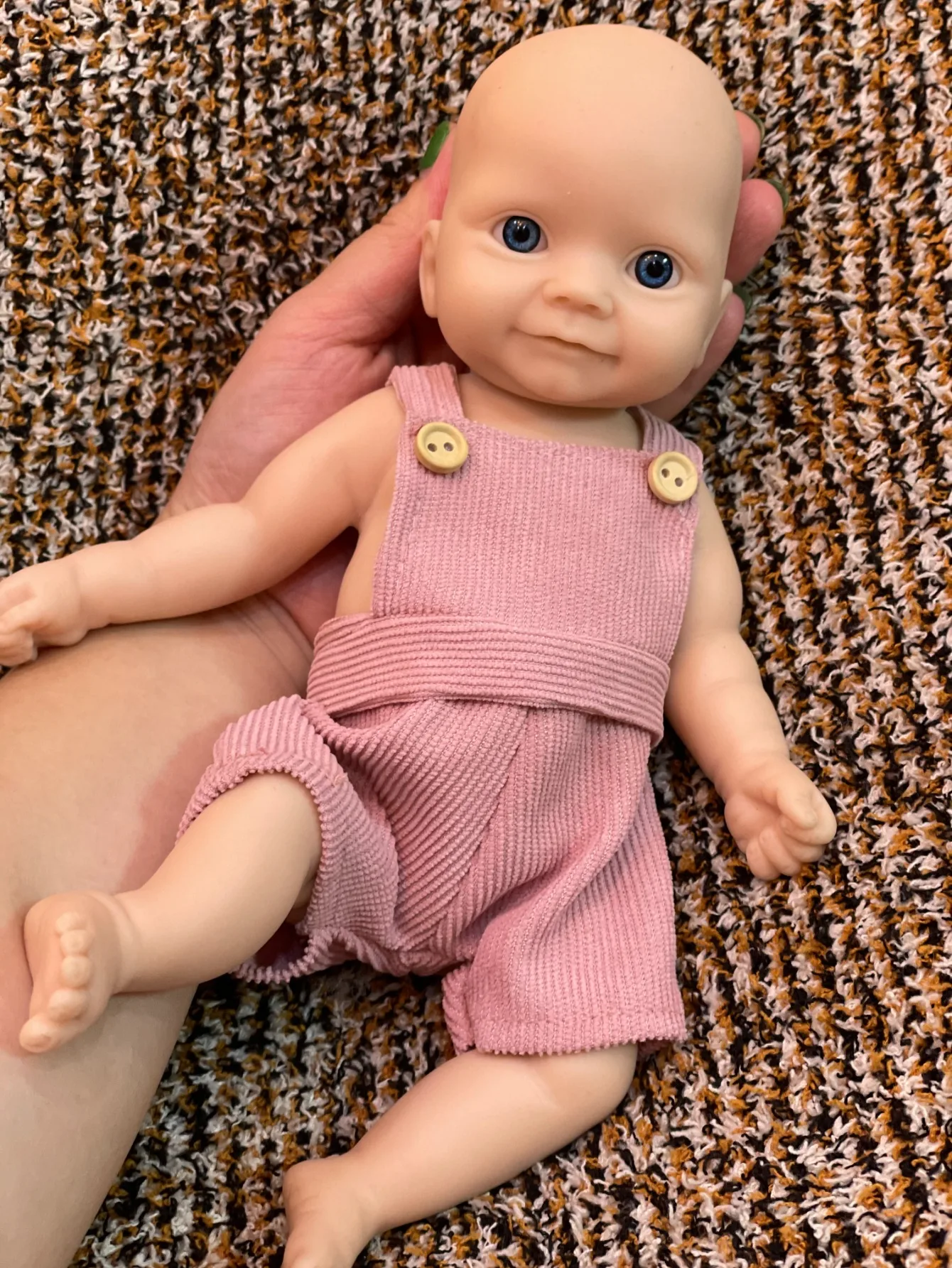 매디 3D 페인트 비비  인형, 수제 부드러운 실리콘, 어린이 생일 선물