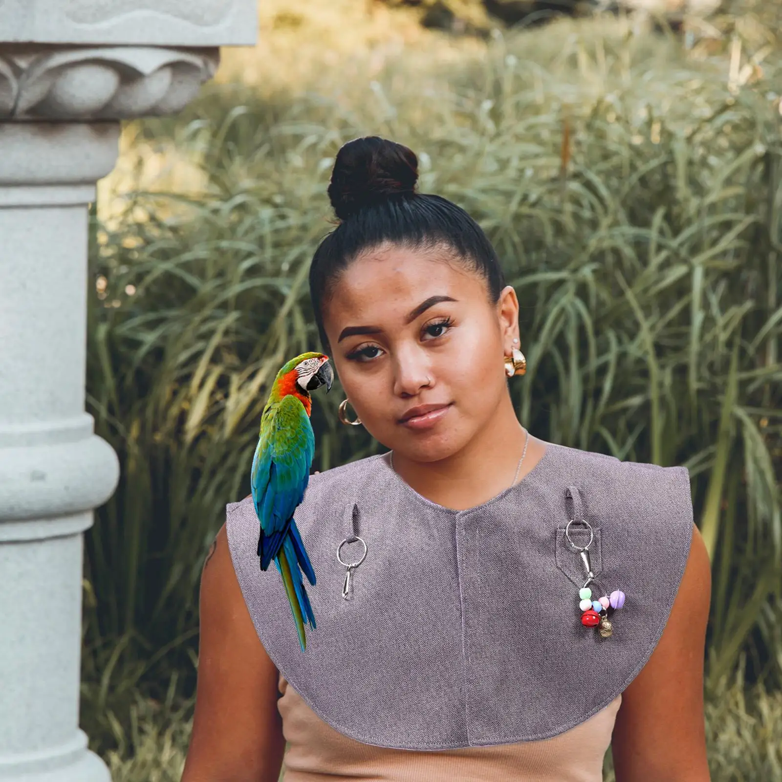 Anti Bite Scratch Resistant Bird Shoulder Protector Shawl Large Parrot Training Cape Prevents Bites Droppings