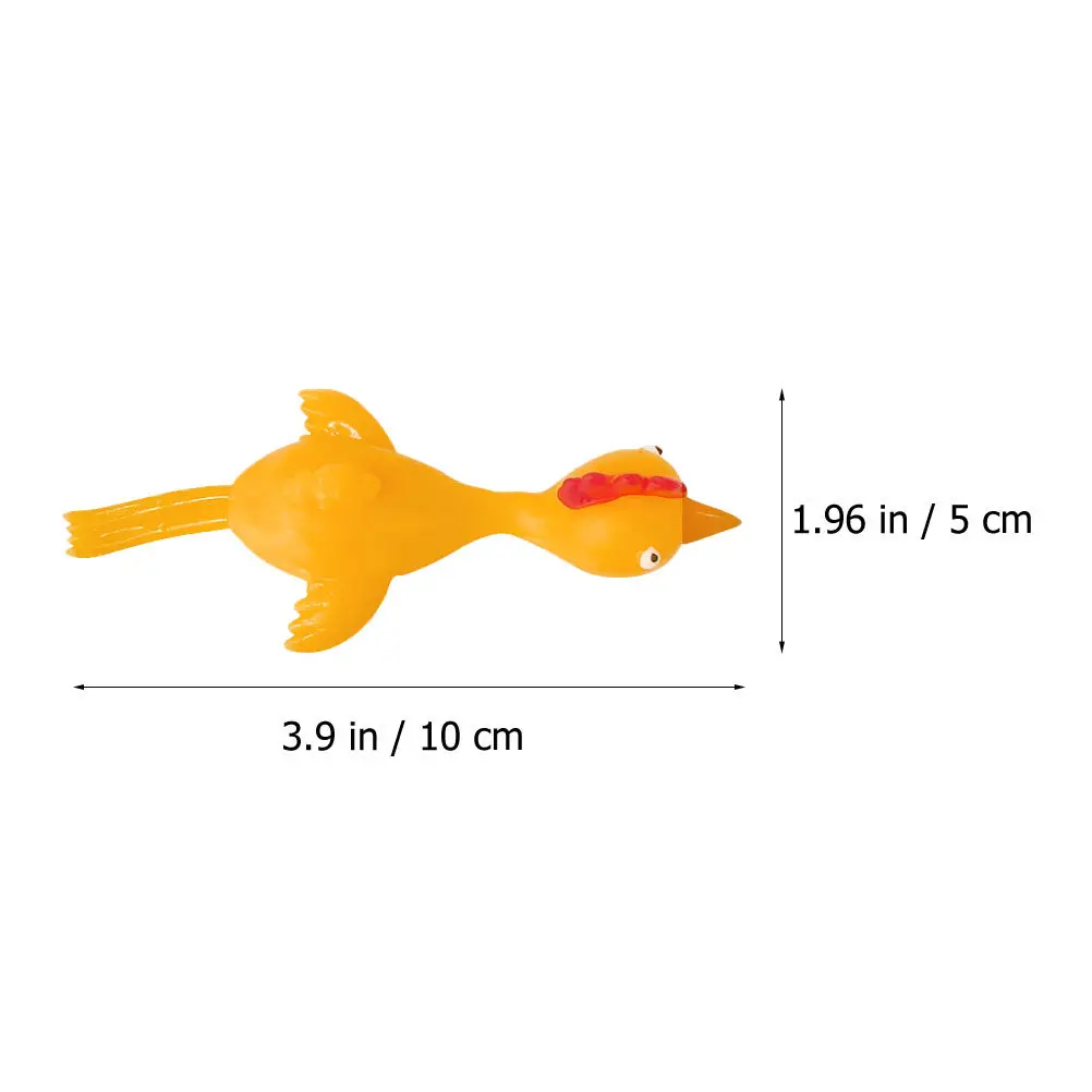 12Pcs Tpr 빛나는 발사 치킨 장난 소품 유연한 안전 어린이 선물 휴일 축하 카니발 거리 박람회