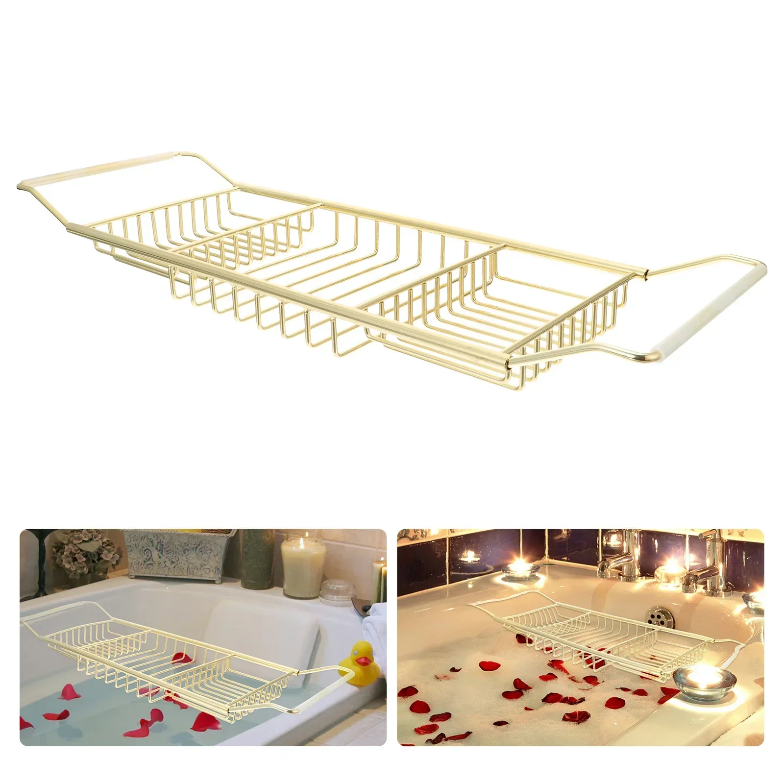 Stainless steel tub tray is expandable