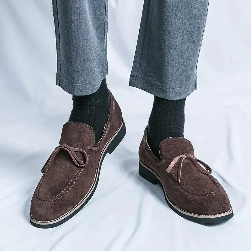 

Men's Shoes Business Formal Wear Moccasins New Casual British Men's Lazy Korean Retro
