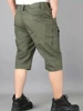 American Plus Size Summer Men Multi-pocket Shorts Outdoor Hunting Fishing Cargo Shorts Tactical Short Pants Waterproof Quick Dry 2