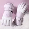 Ski Gloves Women Men Waterproof Padded Thickened Cotton Warm Windproof Outdoor Sports Students Riding Motorcycle 1