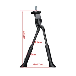 Adjustable Aluminum Alloy Bicycle Kickstand with Double Bracket (Bicycle Kickstand)