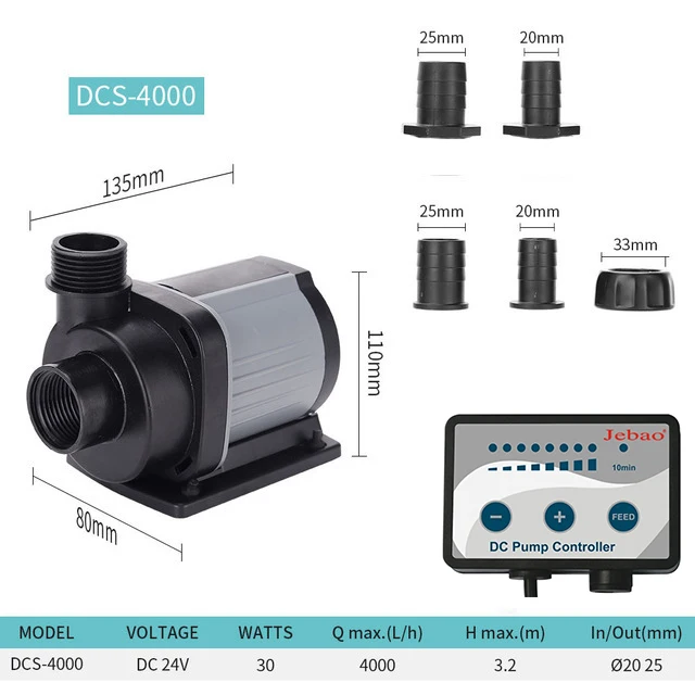 Jebao MDP DCS 2000-20000L/H DC Pump Water Dispensing Wave Making