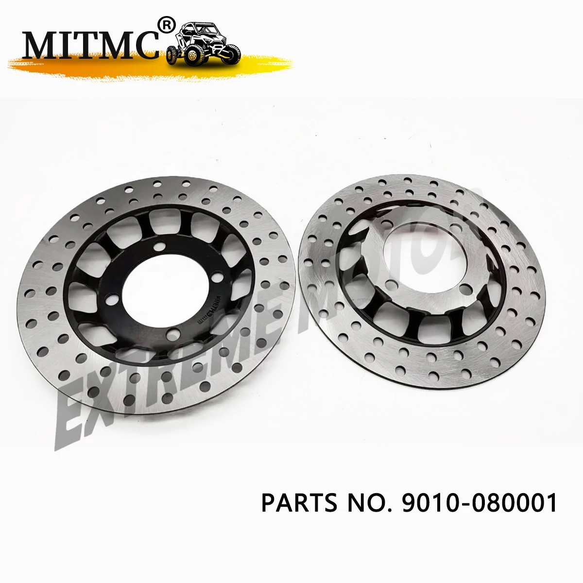 2 Stuks Remschijf for Cf Atv Utv Moto 400 450 500X5 X-Lander 600X6 U6 625 800 CF800-3 U8 9010-080001 9010-080001-1000 (Color : 2pcs With Hole