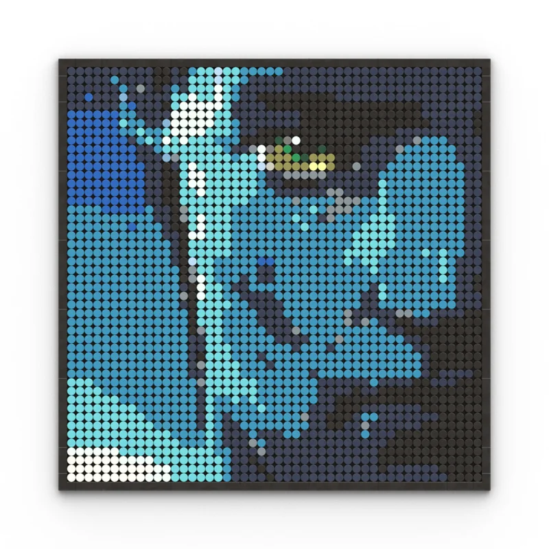 Movies Avatar The Way of Water Sully Neytiri Blocks Brick Pixel