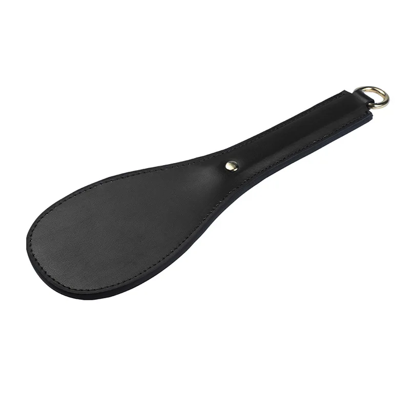 28.4CM PU Leather Equestrian Paddle Horse Whip, Slap Equestrianism Oval Paddle 6