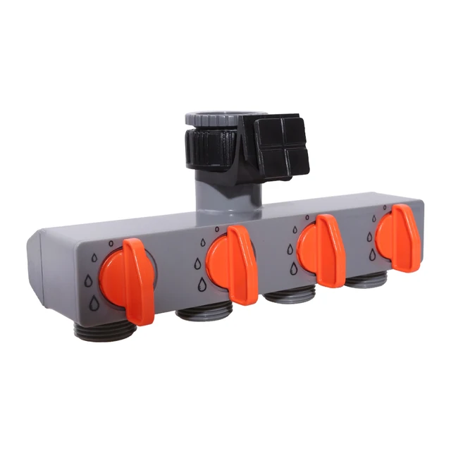 4 Wak Vízelosztó Tartozékok 10204 Tap Adapter Abs Műanyag Csatlakozó Tömlő Osztók A Tömlőcső Víz Csaptelepéhez #27212 - Image 3