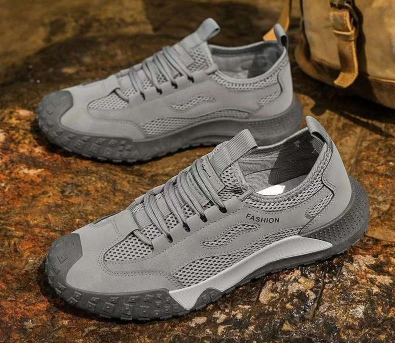 Herren Barfußschuhe Für Wanderungen Atmungsaktive Wanderschuhe_voghion.com