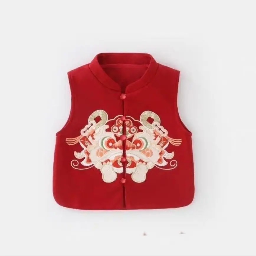 Autumn Jumpsuit Chinese Style Baby Boy Clothes Full Moon One Hundred Day One Year Old Dress 6
