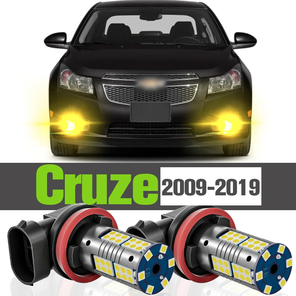 

2x LED Fog Light Accessories Lamp For Chevrolet Cruze 2009-2019 2010 2011 2012 2013 2014 2015 2016 2017 2018