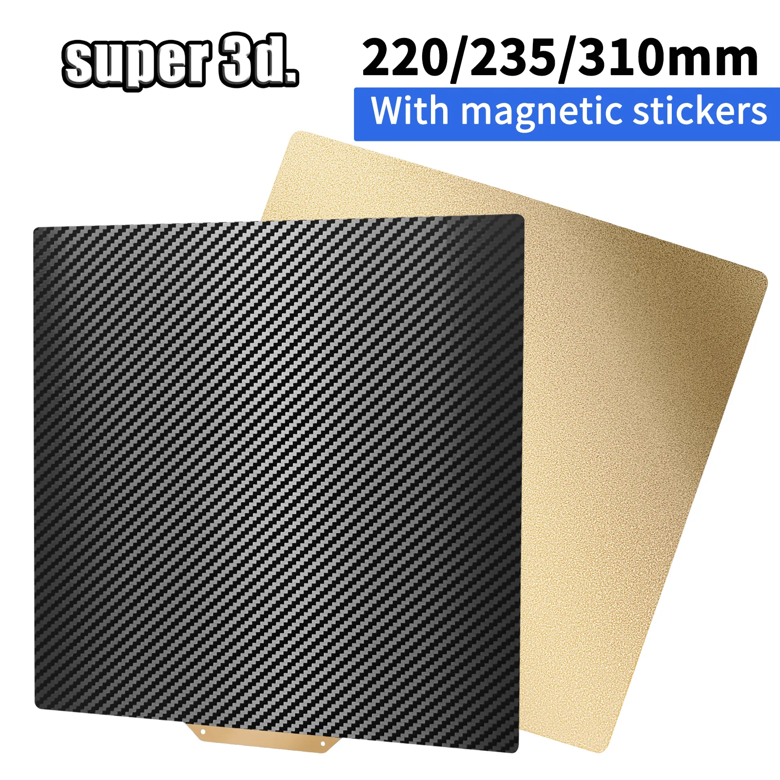 LiebeWH PEI-Blatt 230x230mm - Magnetische Bauplatte Für 3D-Drucker Doppelseitig