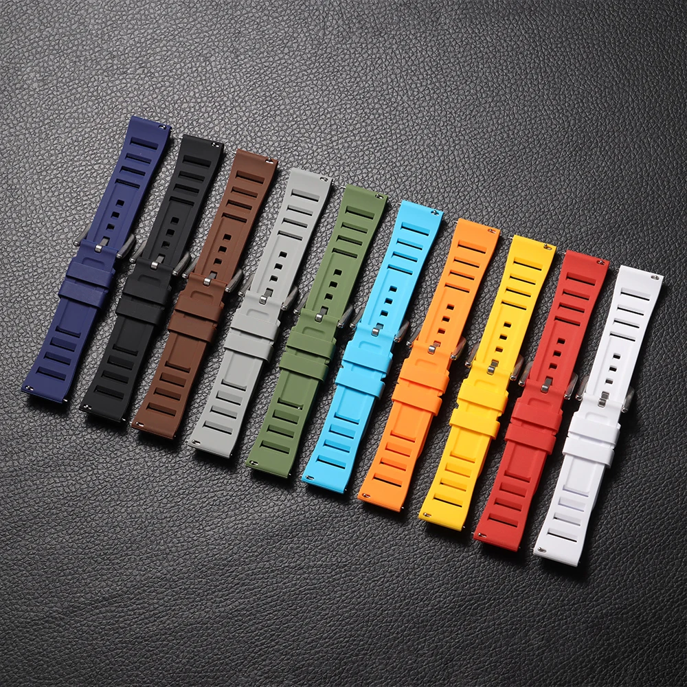 Elegant Silicone Watch Band - Universal Quick Release Strap