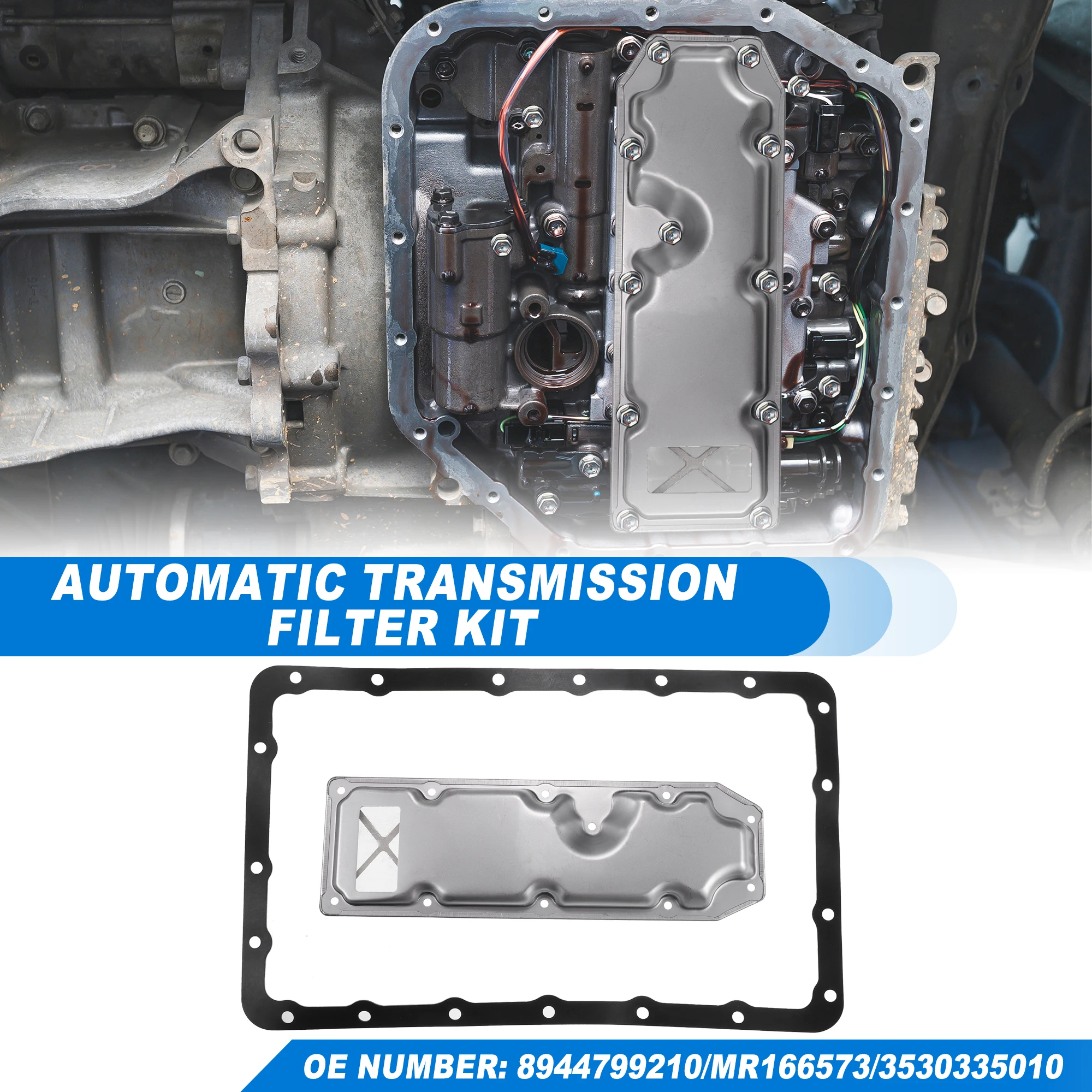 Automatic Transmission Filter CVT Oil Cooler Filter Oil Pan Gasket Kit UXCELL A340F A340H For Mitsubishi Montero 1997-2002